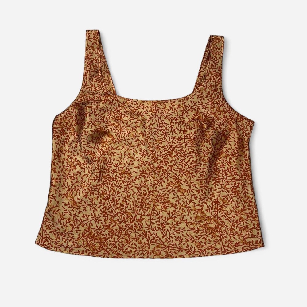 Vintage 1999 November Victoria’s Secret Fall Leaves Print Top